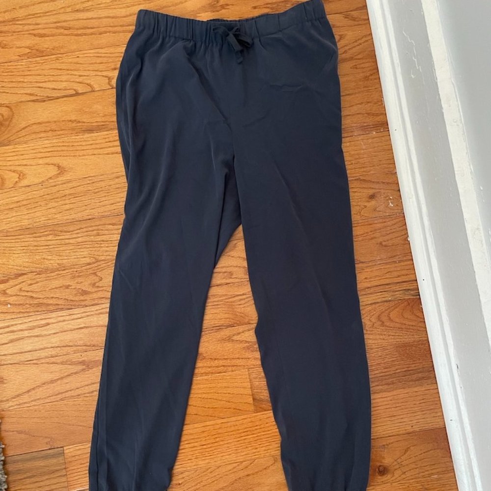 Up West navy blue drawstring pants Sz small